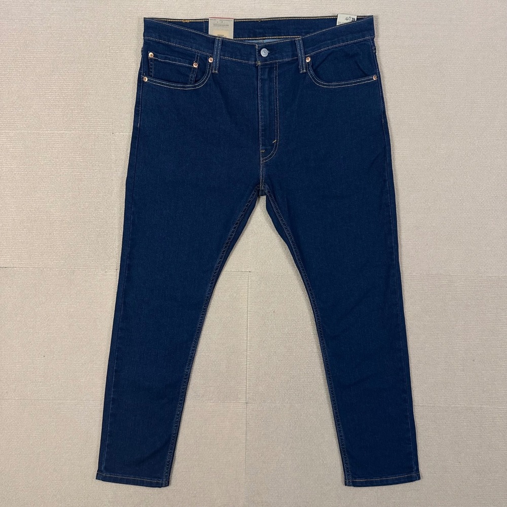 Levi's 512 Jeans NWT Mens 36x29 Slim Taper Dark Wash Stretch Denim (Tag 36x30)